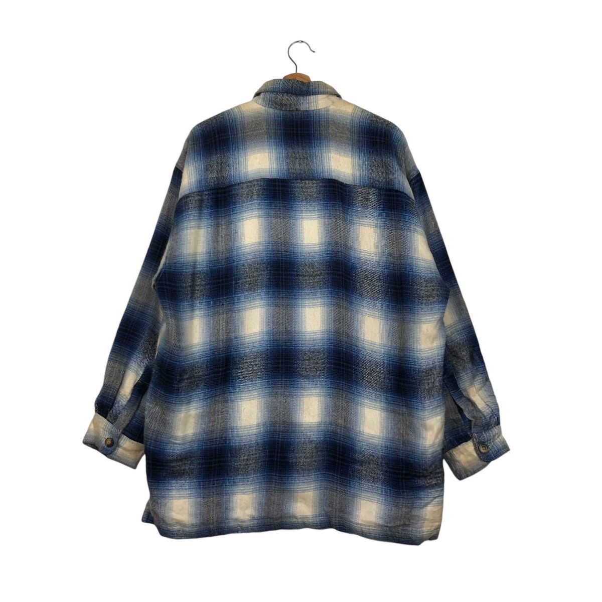 Japanese Brand 📌Vintage Chore Flannel Button Jacket Collins International Size US L / EU 52-54 / 3 - 9 Thumbnail