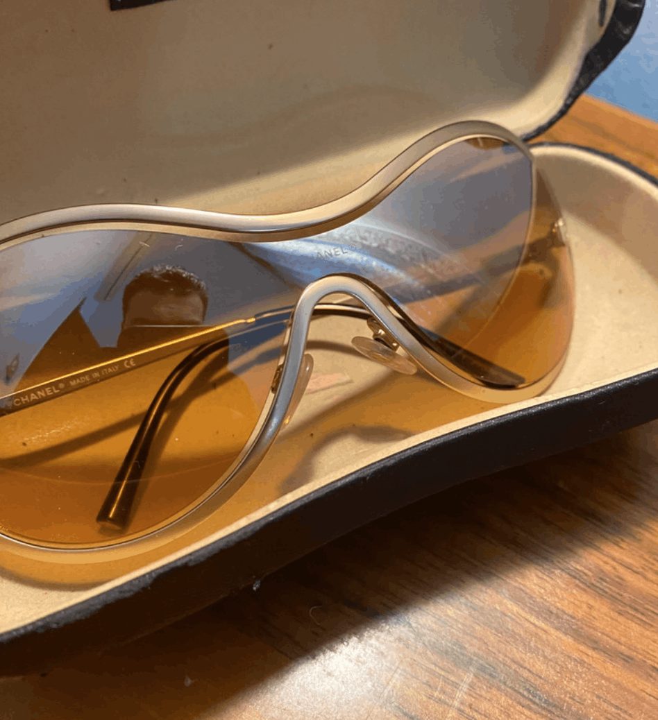 Chanel CHANEL Sunglasses 4030 Rimless Rhinestone 4017 Vintage Size ONE SIZE - 2 Thumbnail