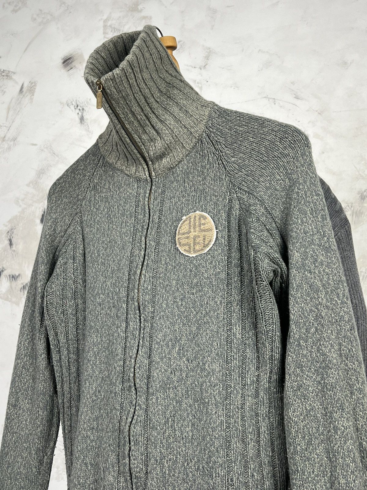 Diesel Vintage Diesel Wool Zip Knit Sweater Size S - M Size US M / EU 48-50 / 2 - 3 Thumbnail
