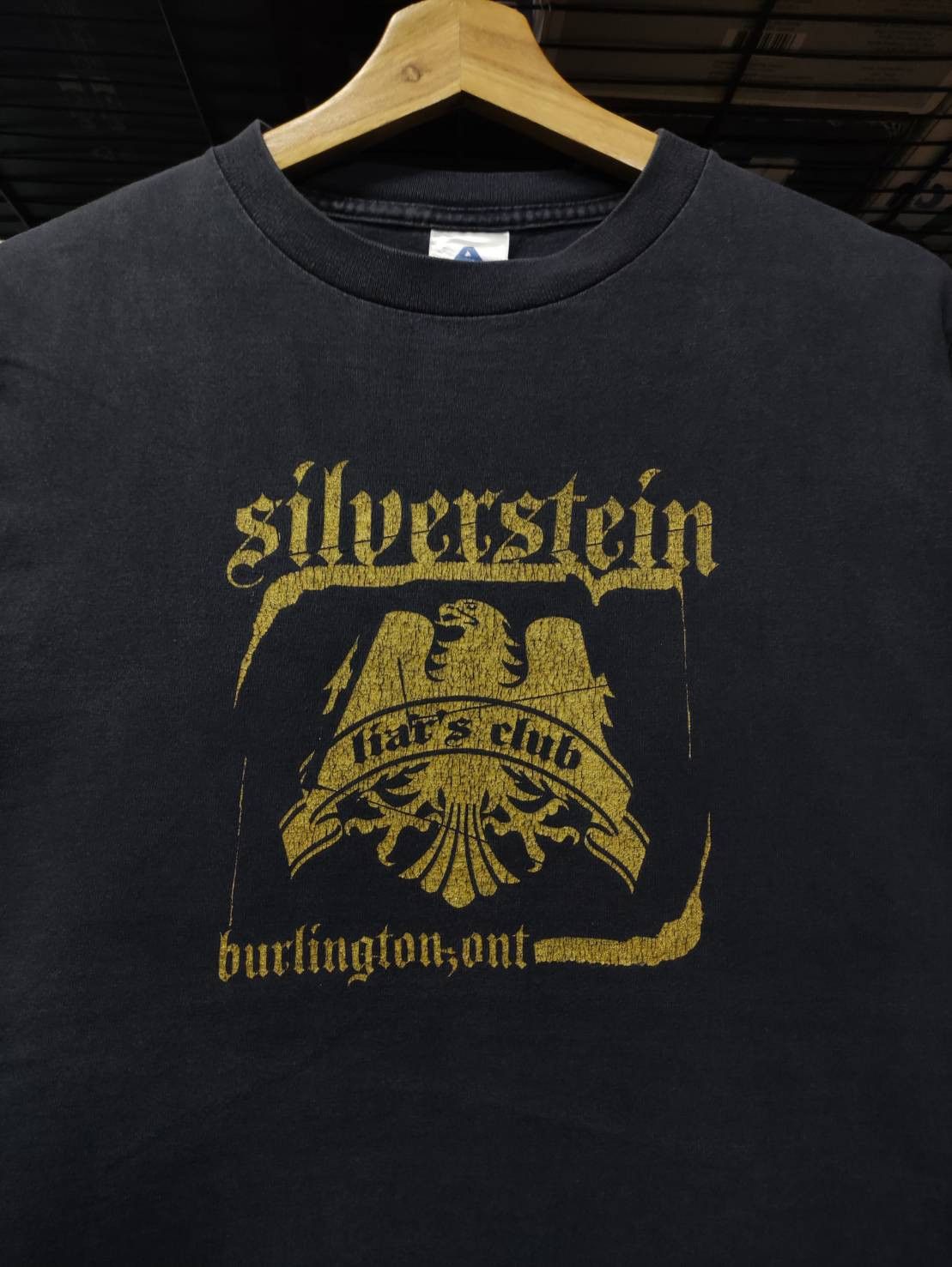 Vtg 00's Silverstein Band Liar's Club Burlington Ont T-Shirt