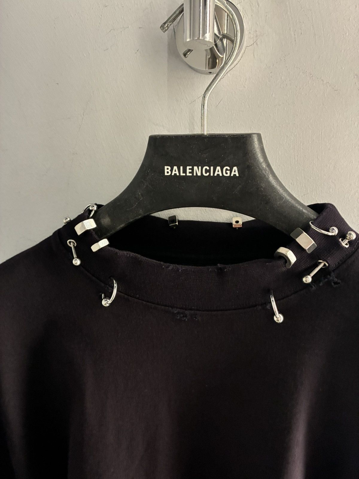 Balenciaga BALENCIAGA Piercing Longsleeve Shirt Size US L / EU 52-54 / 3 - 2 Thumbnail