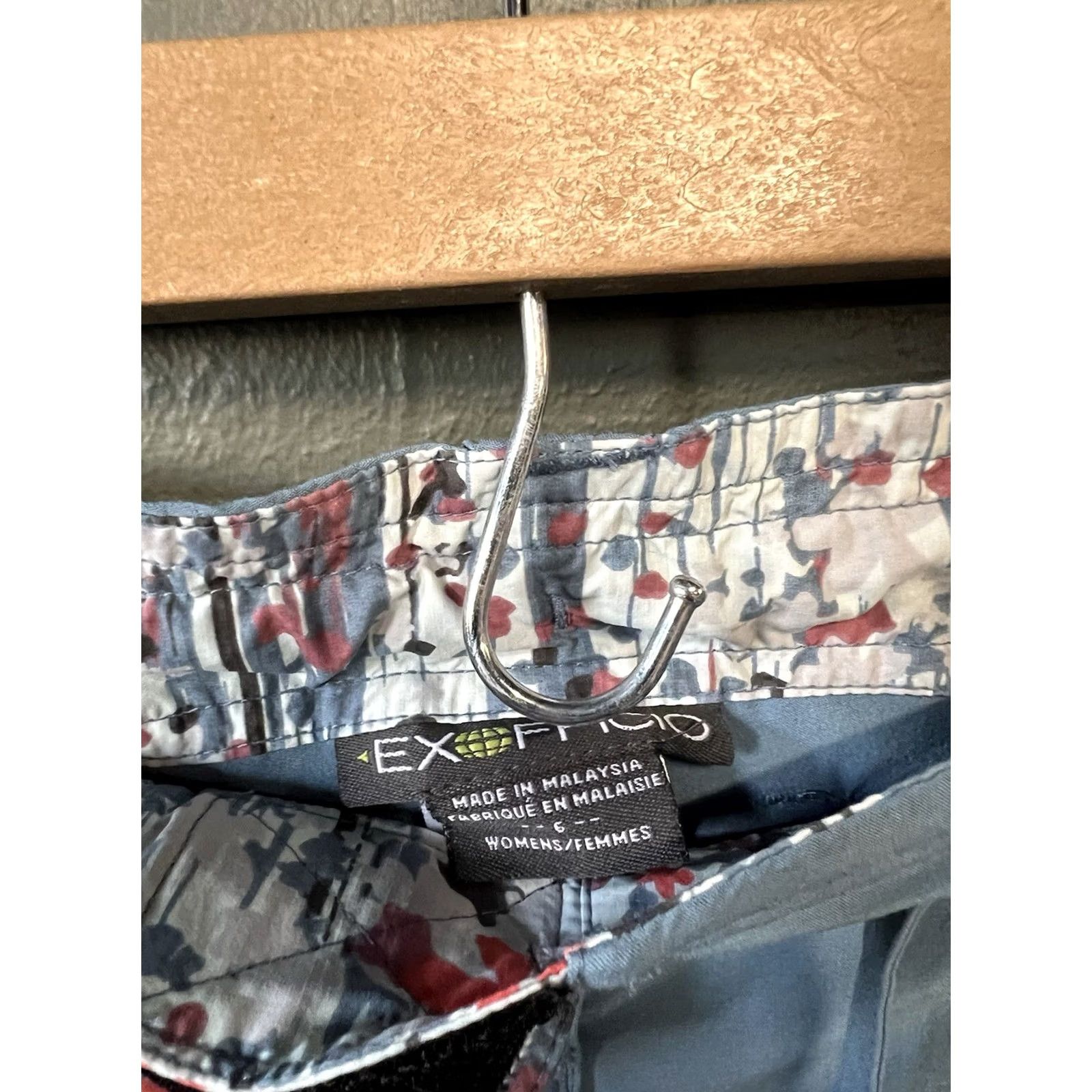 ExOfficio VINTAGE Exofficio Womens Blue Outdoor Hiking Shorts Size 6 Size 28" / US 6 / IT 42 - 3 Thumbnail