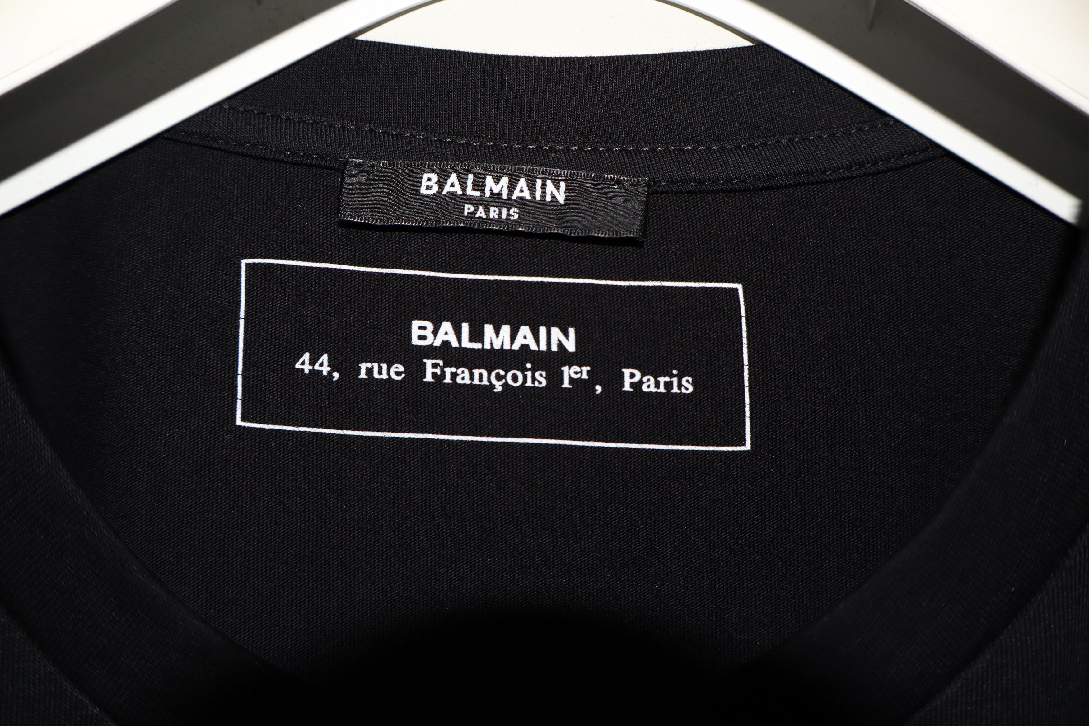 Balmain Flock logo print t-shirt Size US S / EU 44-46 / 1 - 3 Thumbnail