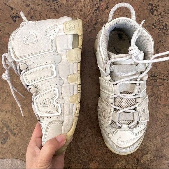 Nike Nike Air More Uptempo GS - 6.5/7US, Light Bone (2017) Size US 7 / IT 37 - 11 Thumbnail