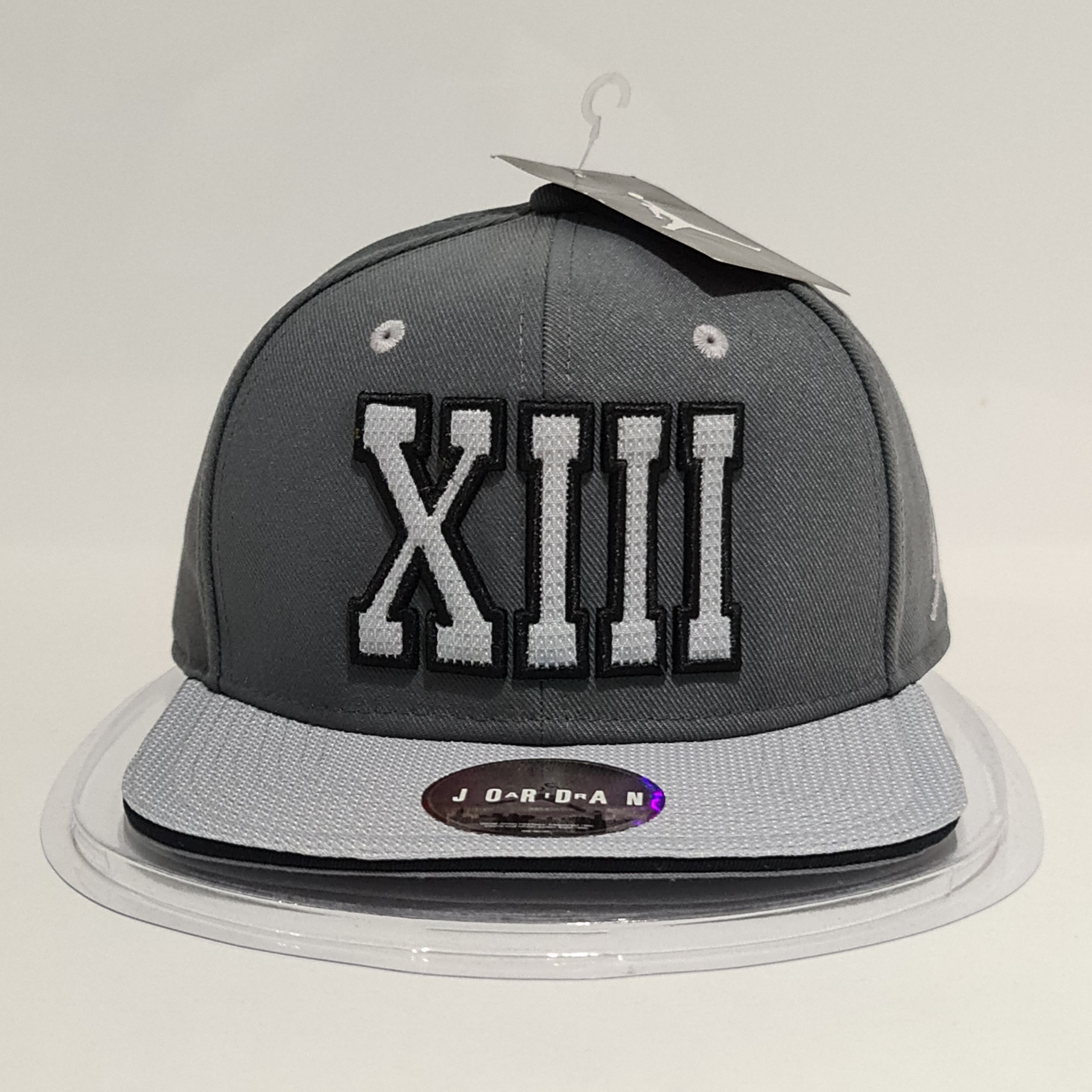 Jordan Brand Jordan Cap Snapback 'Air Jordan XIII' Grey Size ONE SIZE - 2 Thumbnail