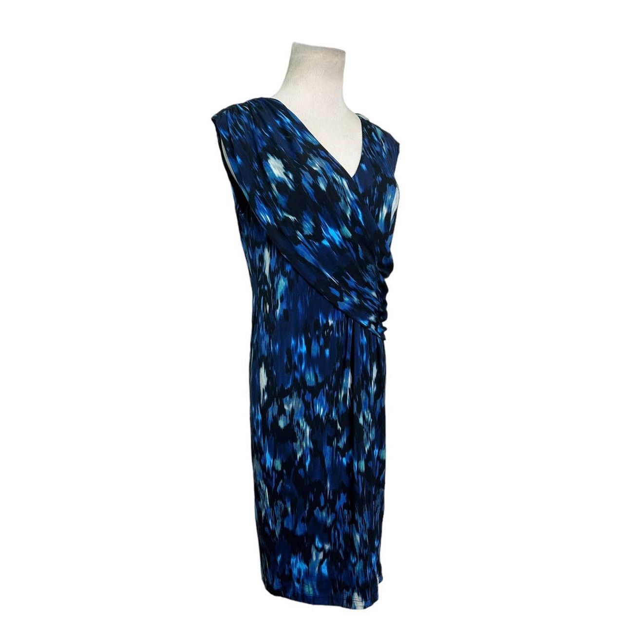 Donna Morgan Donna Morgan blue print sleeveless sheath dress size 4 Size S / US 4 / IT 40 - 11 Thumbnail