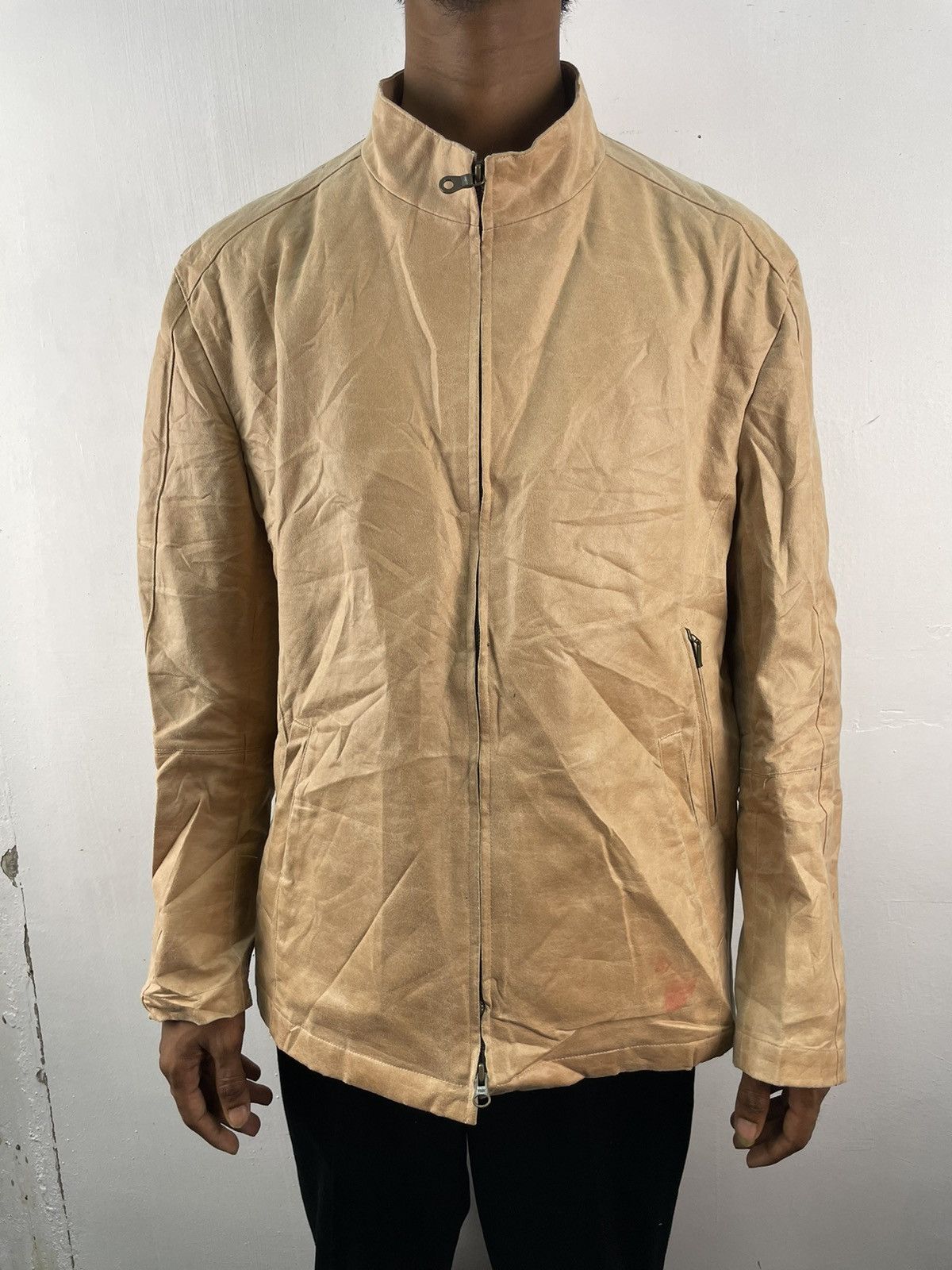 Genuine Leather Vintage Elle Paris Homme Leather Suede Jacket Motorcyle Size US L / EU 52-54 / 3 - 2 Thumbnail