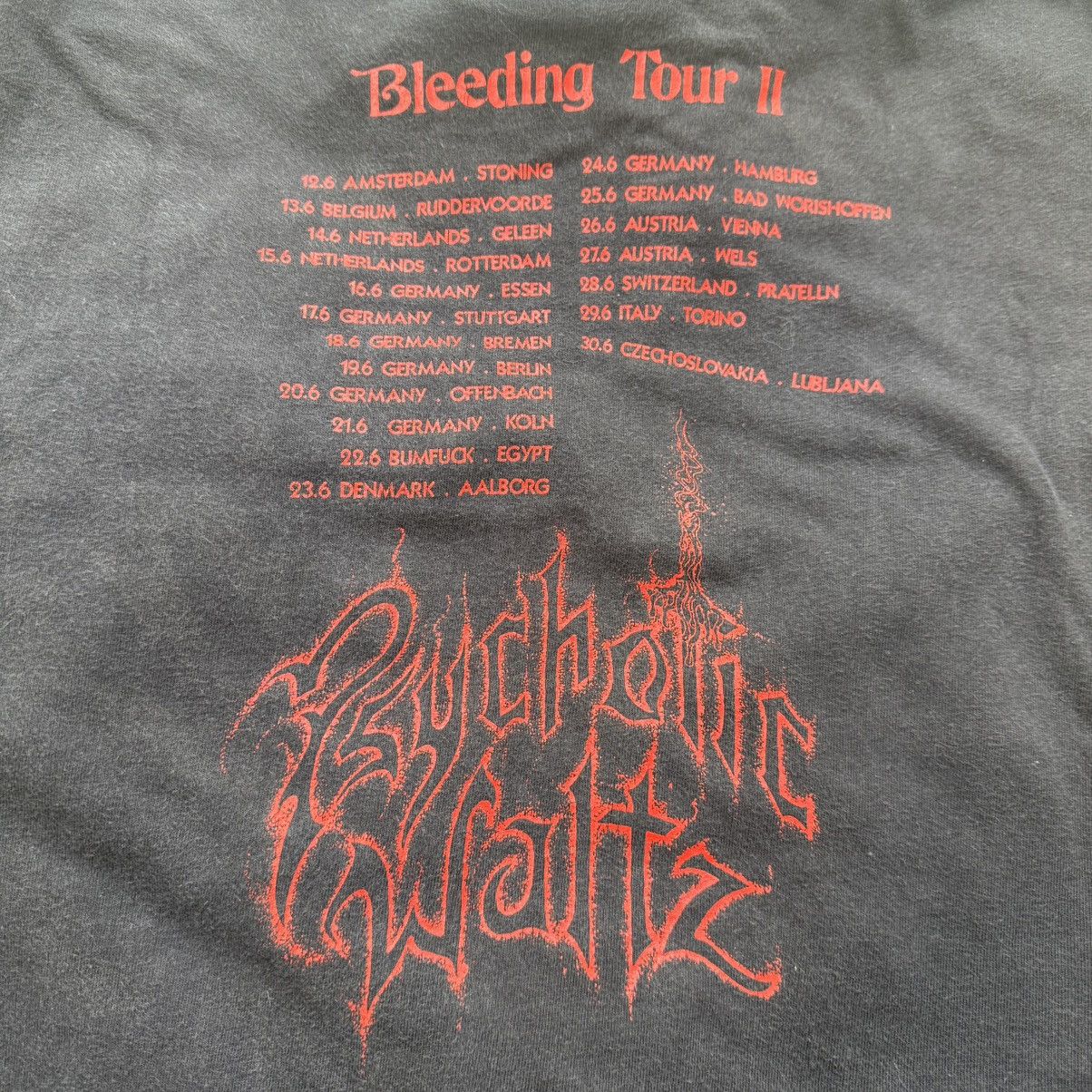 Band Tees × Hanes × Vintage 1996 Psycothic Waltz Bleeding Tour Tee Size US XL / EU 56 / 4 - 7 Thumbnail