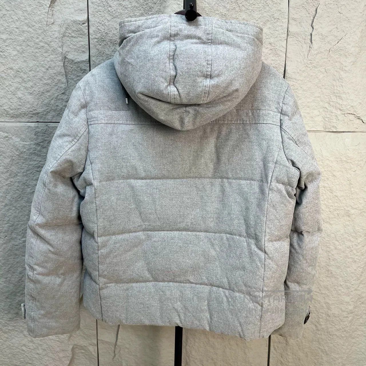 Dior dior gray double-breasted hooded down coat. Size US XXL / EU 58 / 5 - 2 Thumbnail