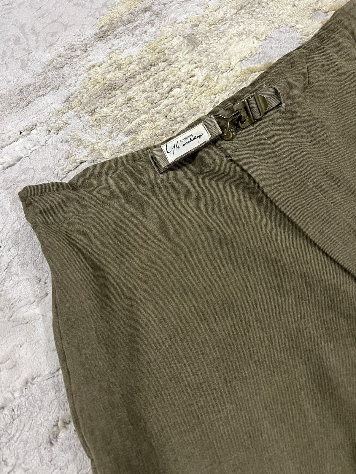 Yohji Yamamoto ARCIEVE 1980s Yohji Yamamoto Workshop Hook J-Cut Wool Pants Size US 32 / EU 48 - 4 Thumbnail