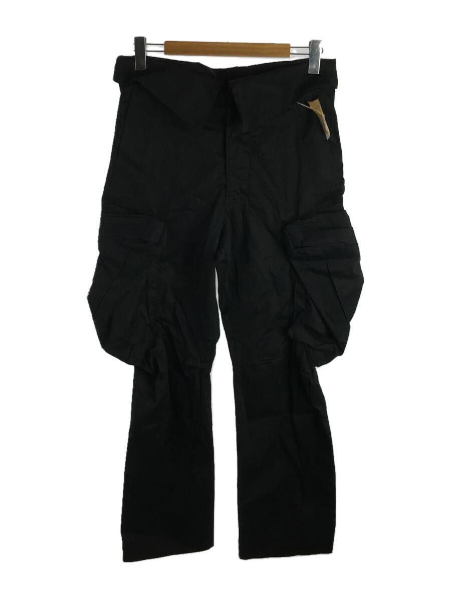 image of Yohji Yamamoto Size 3 Ground Y Big Cargo Pockets Pants in Black, Men's