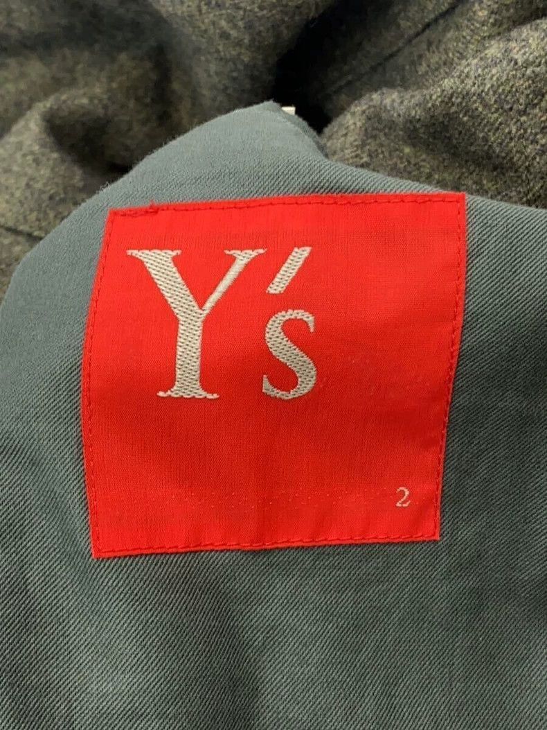 Y's Y's Stand-collar breasted wool variegated hooded jacket Size US M / EU 48-50 / 2 - 3 Thumbnail