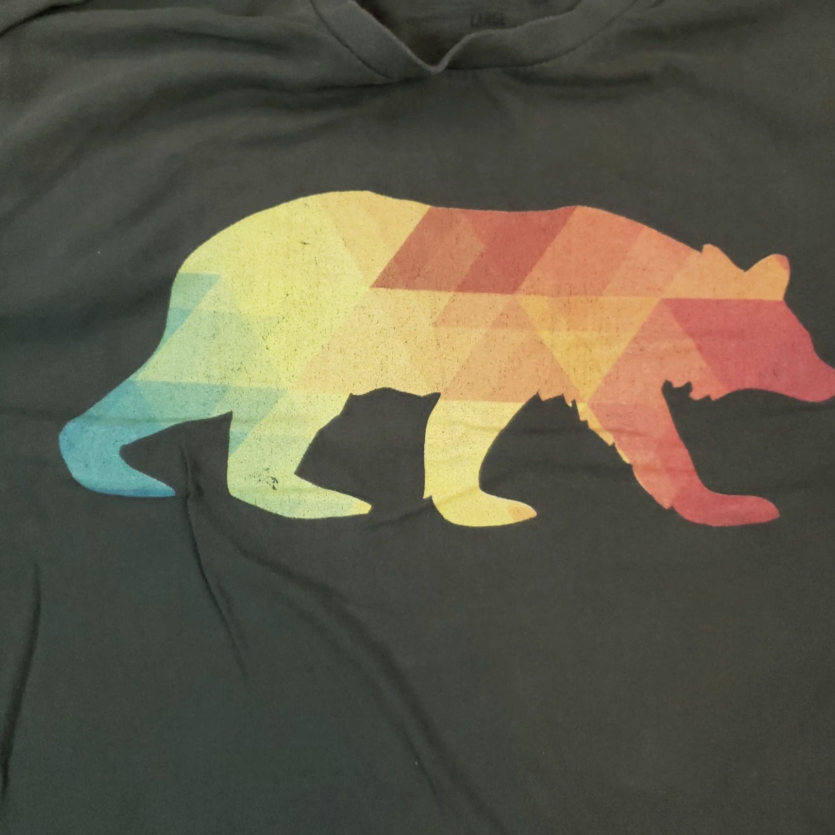 Vintage Graphic Bear Mens Large Gray Crew Neck Short Sleeve T Shirt Size US L / EU 52-54 / 3 - 6 Thumbnail