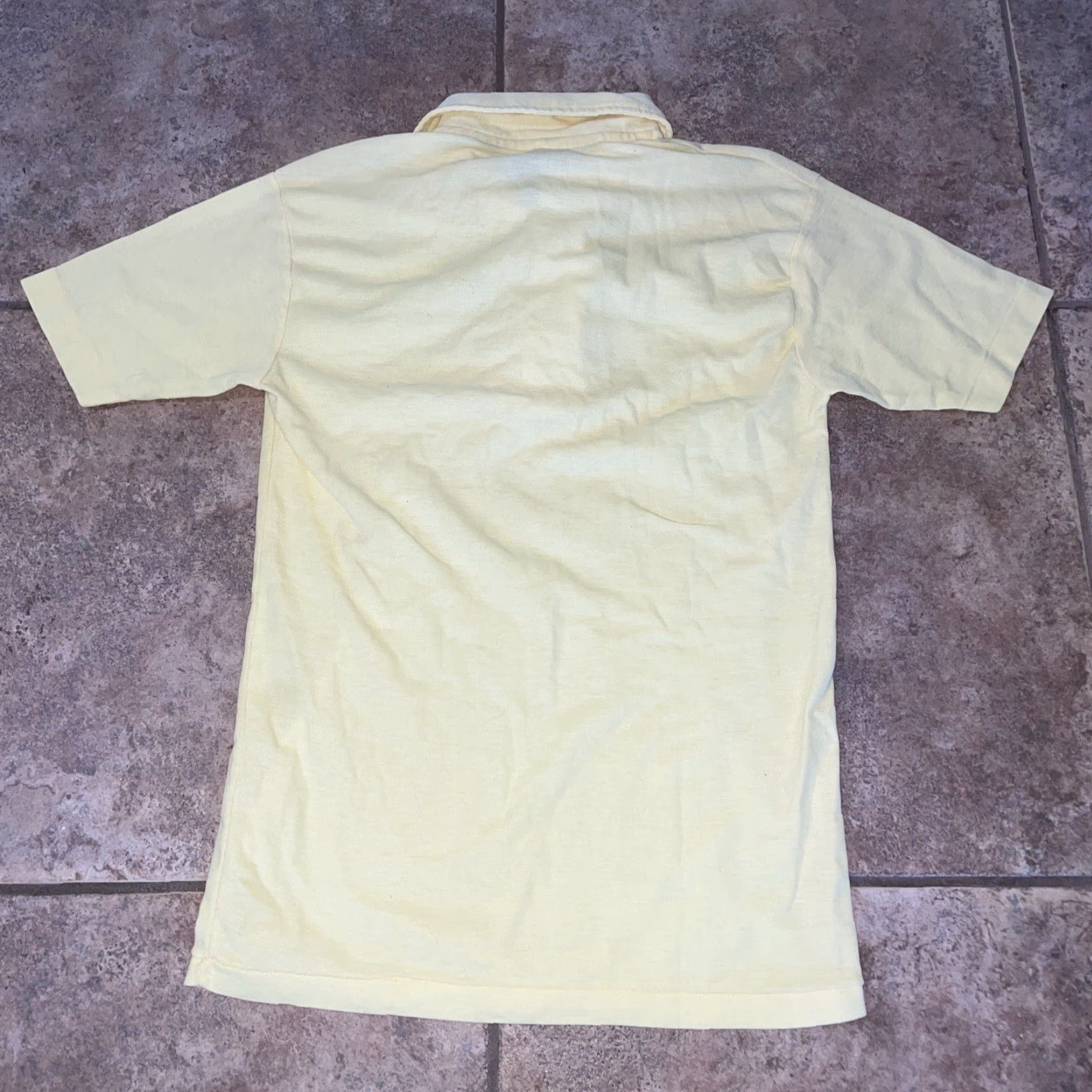 Champion VINTAGE Champion Polo Shirt Mens L USA Yellow Cotton Blend Shirt Size US L / EU 52-54 / 3 - 5 Thumbnail