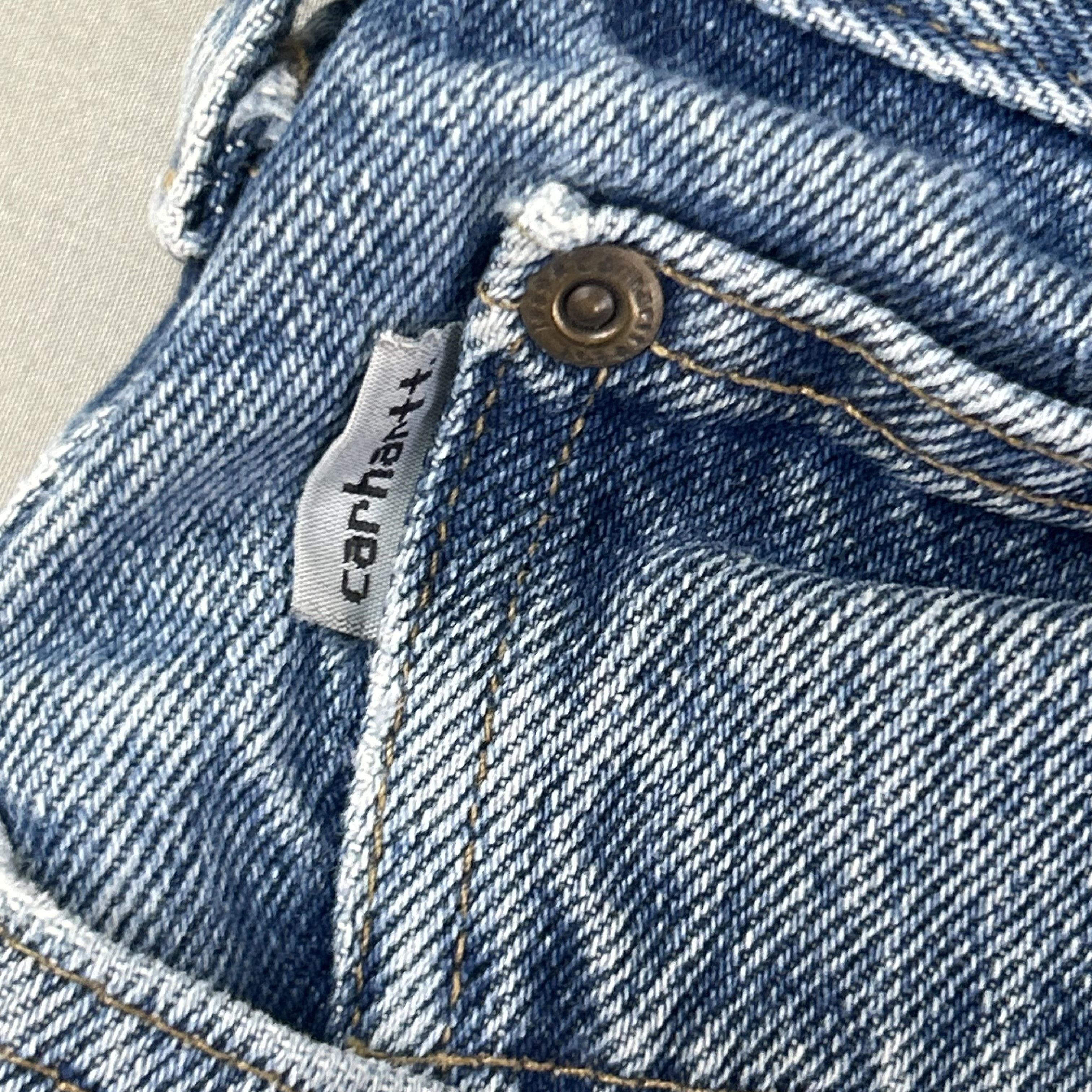 Carhartt Carhartt Y2K B33 Jeans Distressed Relaxed Fit 33 X 34 Size US 33 - 5 Thumbnail