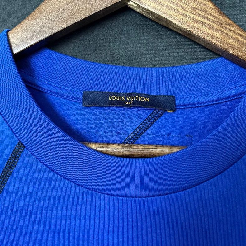 Louis Vuitton Louis Vuitton Blue NBA co-branded short sleeves Size US L / EU 52-54 / 3 - 3 Thumbnail