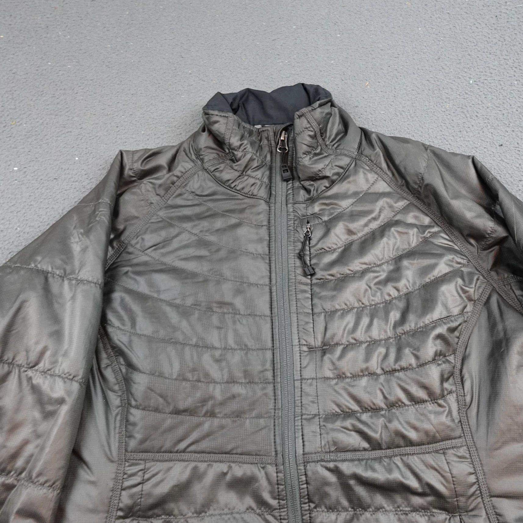 Vintage REI PrimaLoft Jacket Womens Medium Gray Insulated Full Zip Lightweight Size M / US 6-8 / IT 42-44 - 4 Thumbnail