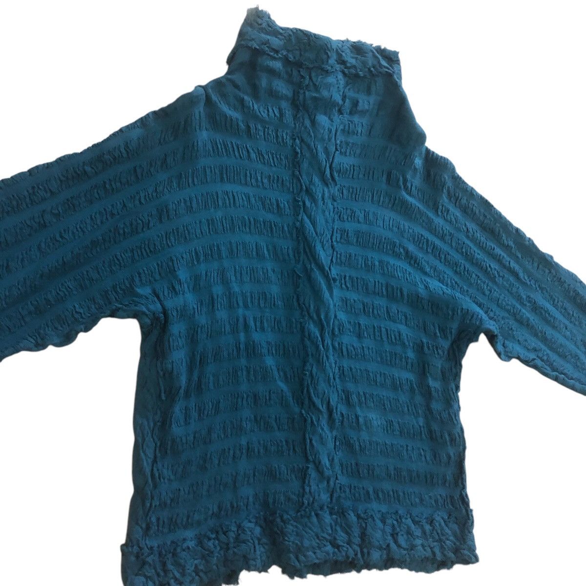 Issey Miyake ME By Issey Miyake Fringe Cauliflower Button Jacket Size L / US 10 / IT 46 - 6 Thumbnail