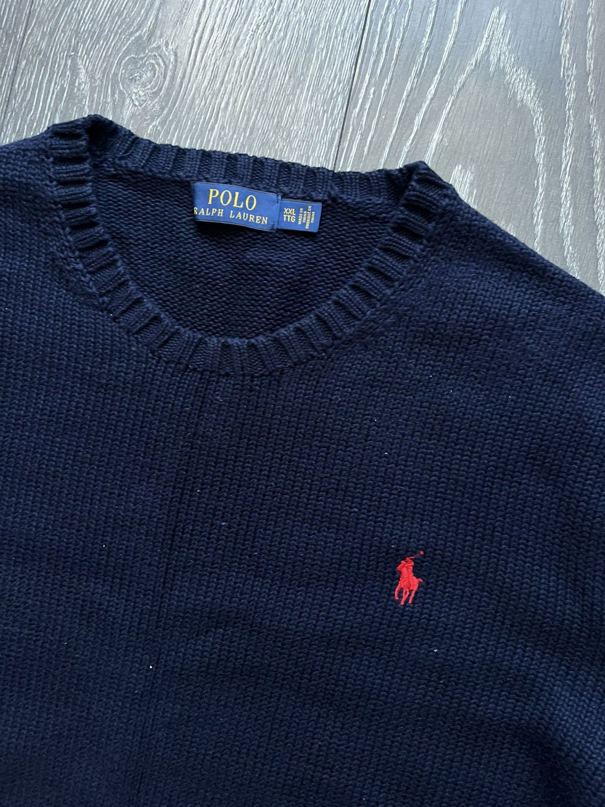 Polo Ralph Lauren Polo Ralph Lauren Sweater Men's Size XXL Cotton Blue Size US XXL / EU 58 / 5 - 2 Thumbnail