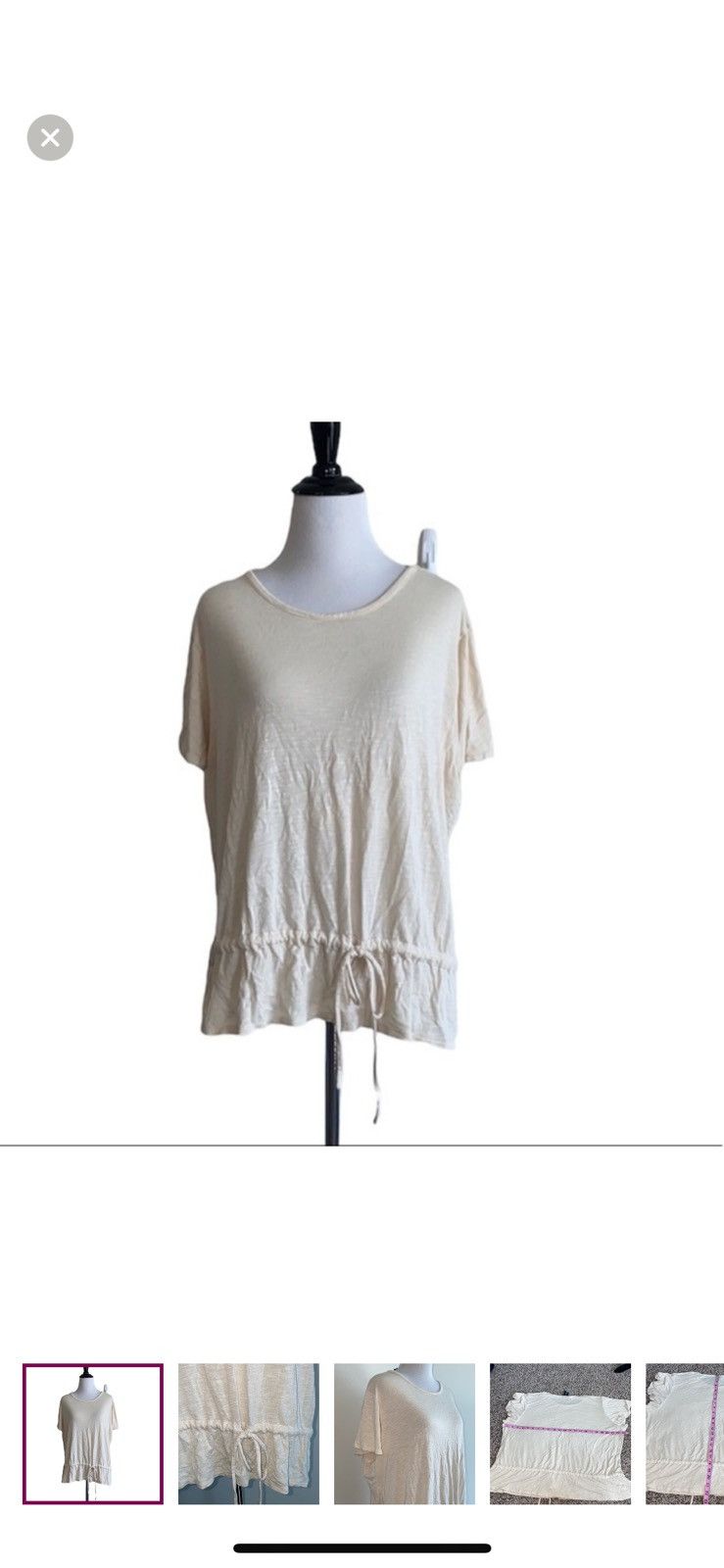 Wrangler Wrangler retro XL cream tee Size XL / US 12-14 / IT 48-50 - 1 Thumbnail