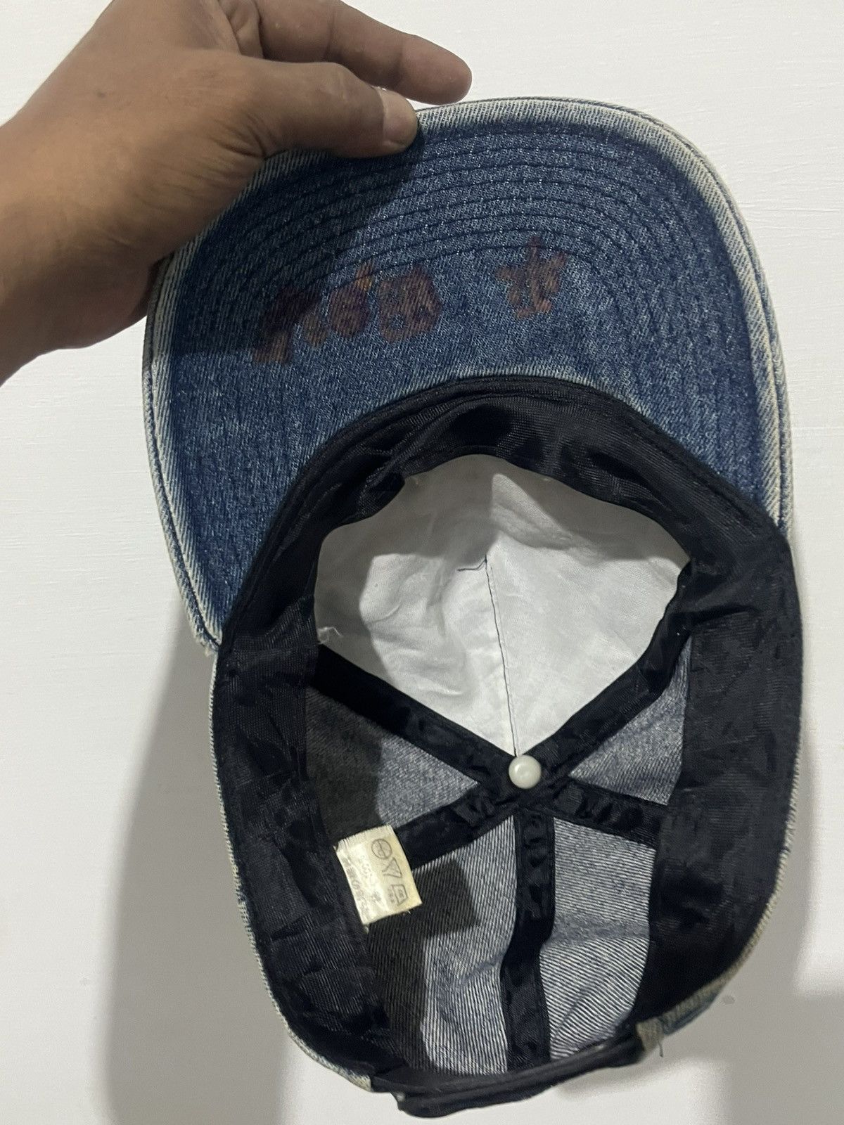 Edwin 90s Edwin Denim Cap Japan Vintage Embroidered Snapback Size ONE SIZE - 7 Thumbnail