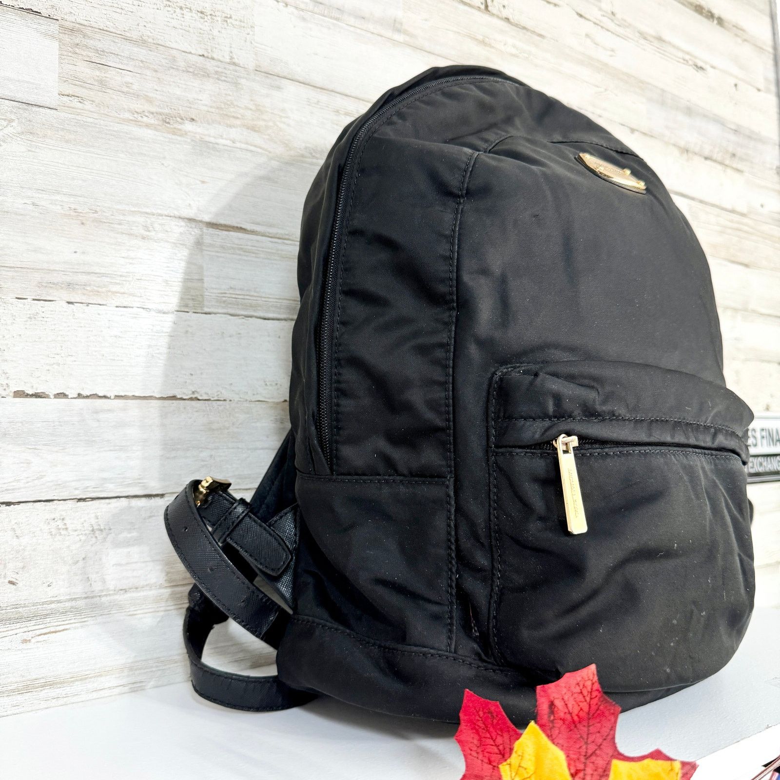 Michael Kors Michael Kors Women Black Nylon Jet Set Travel Large Backpack Size ONE SIZE - 4 Thumbnail