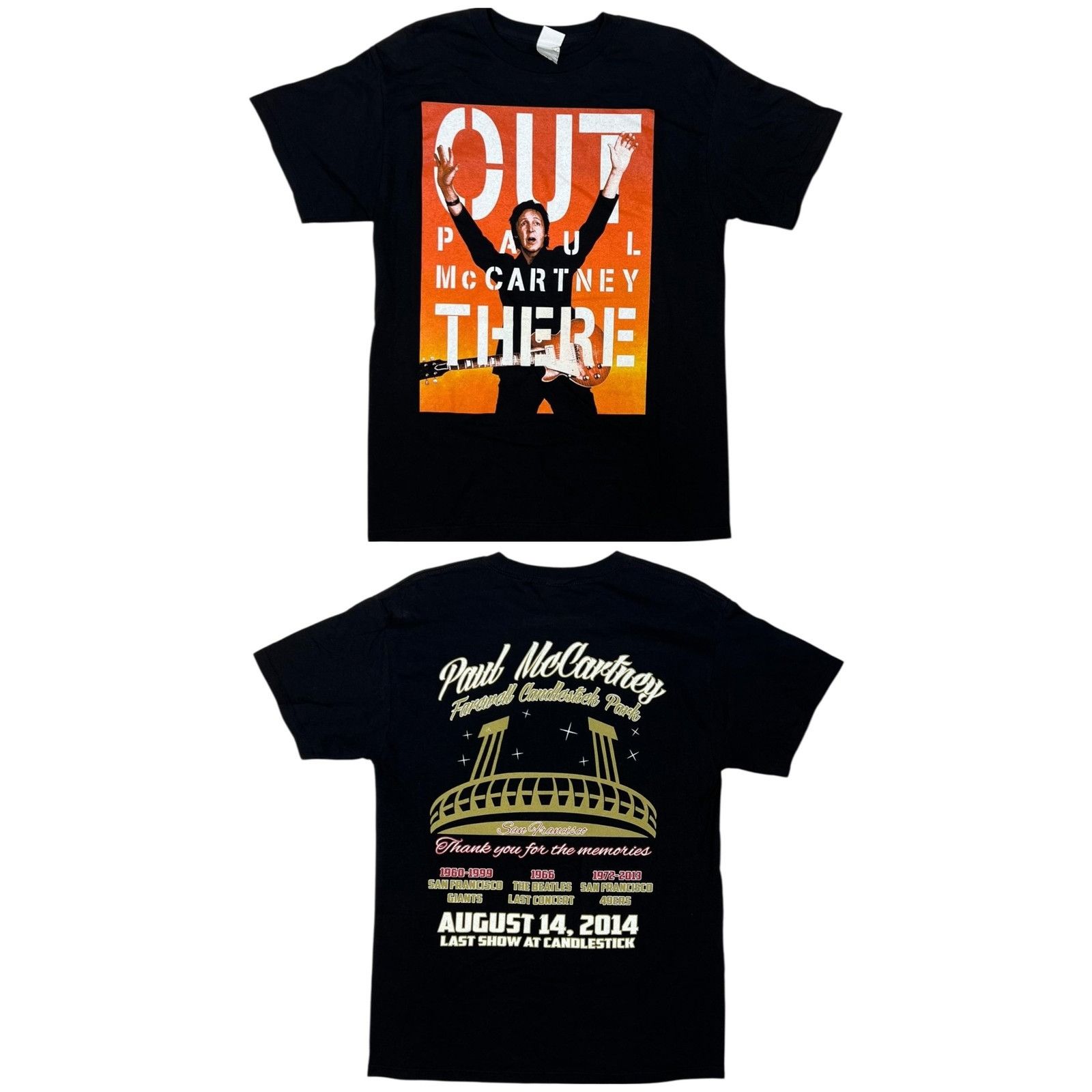 Other Paul McCartney T-Shirt Mens Medium Black Out There 2014 Tour Size US M / EU 48-50 / 2 - 1 Thumbnail