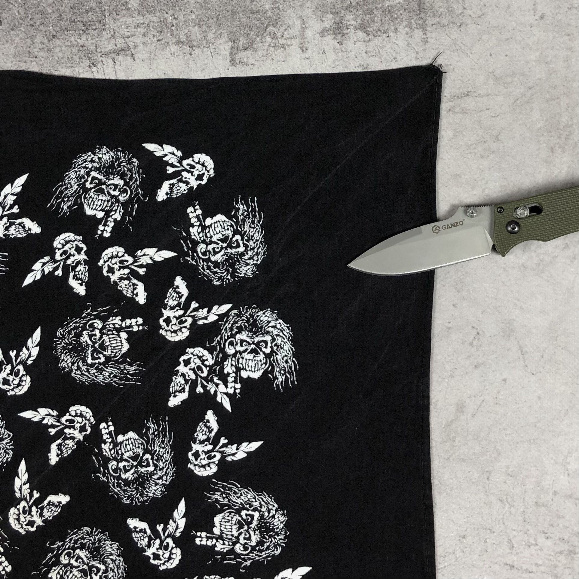 Vintage Vintage Tronseal Skulls Bandana iron maiden eddie Size ONE SIZE - 11 Thumbnail
