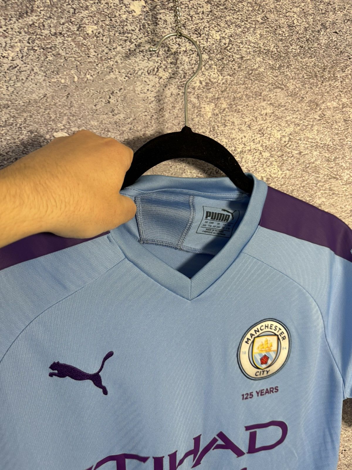 Puma × Vintage Vintage Manchester City 2019/20 Puma Jersey y2k blokcore Size US S / EU 44-46 / 1 - 10 Thumbnail