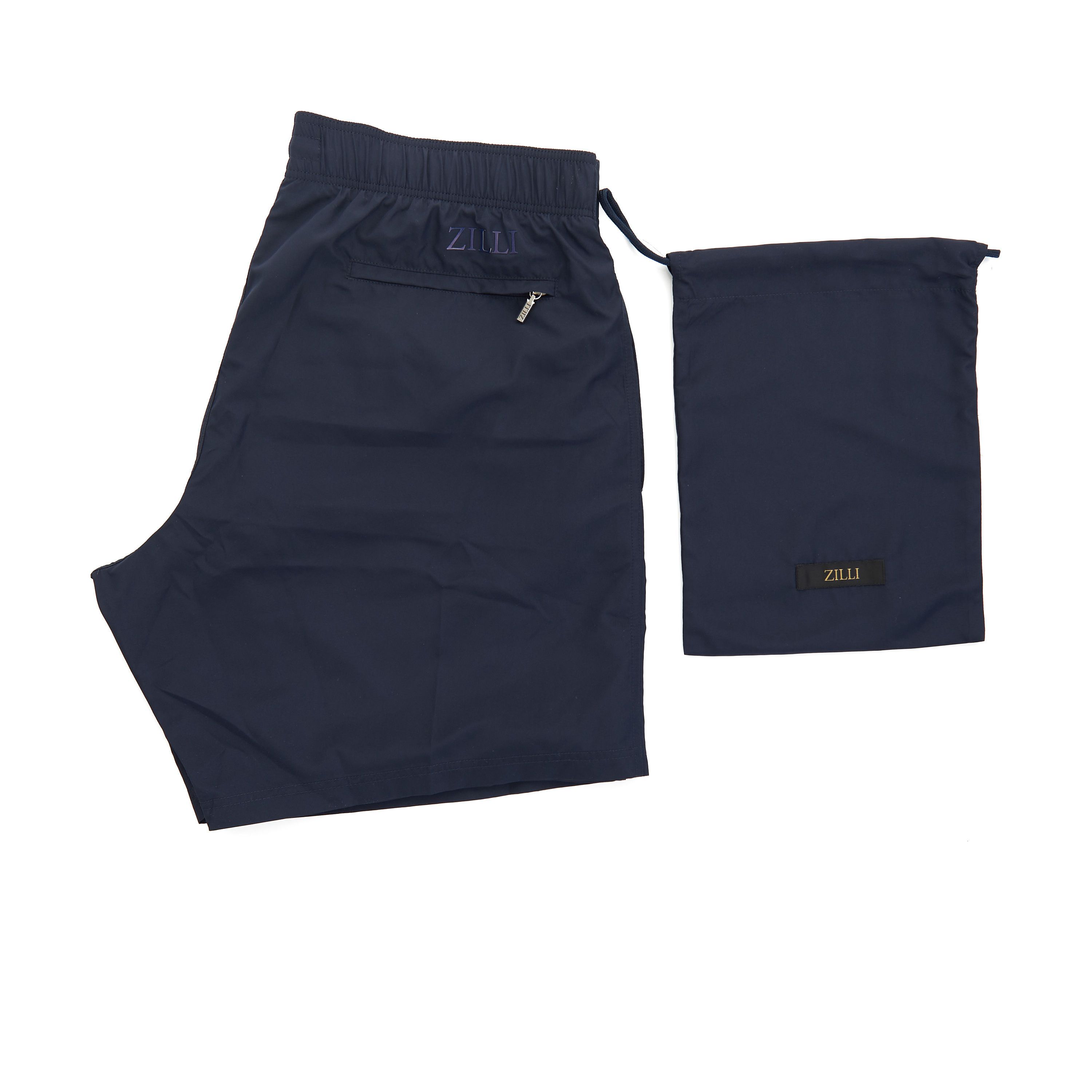 Zilli Dark Navy Monochrome Swim Shorts Size US 30 / EU 46 - 3 Thumbnail