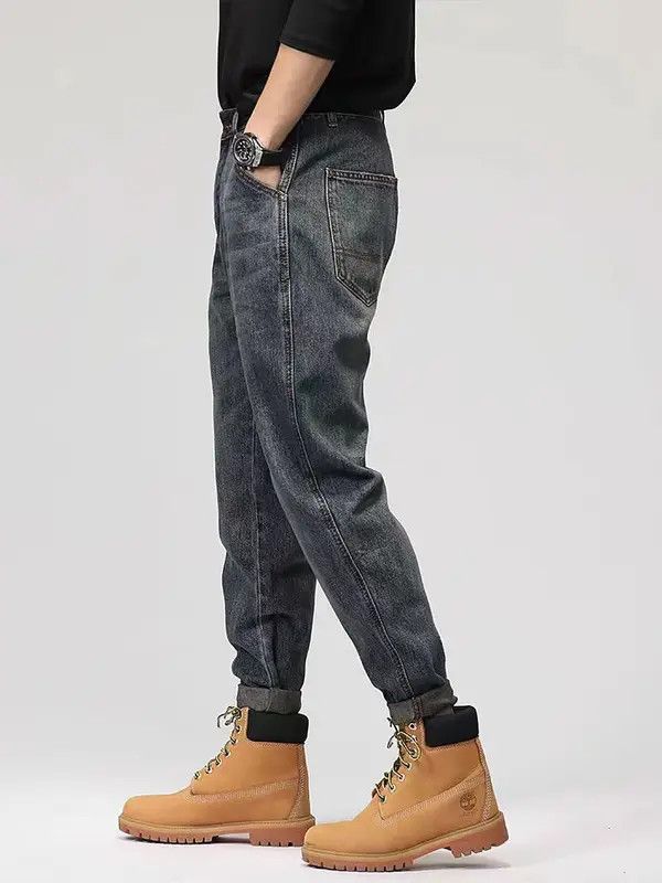 VIBE Vintage high street washed and faded casual jeans Size US 36 / EU 52 - 3 Thumbnail