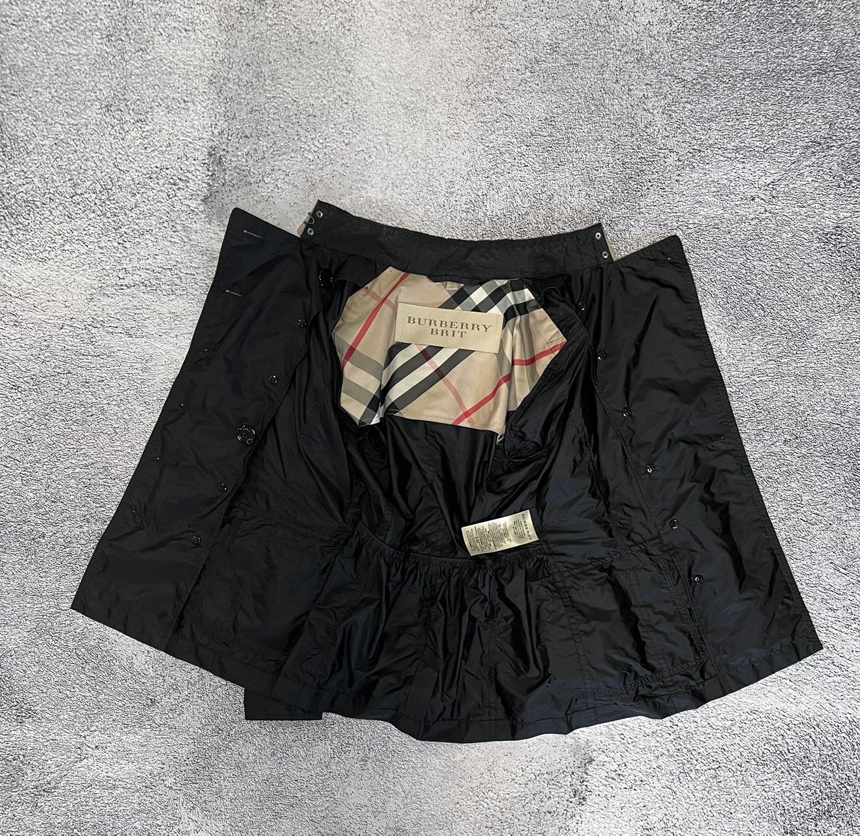 Burberry × Burberry Prorsum Burberry Brit Women Jacket Light Windbreaker Nylon Black Size S / US 4 / IT 40 - 7 Thumbnail