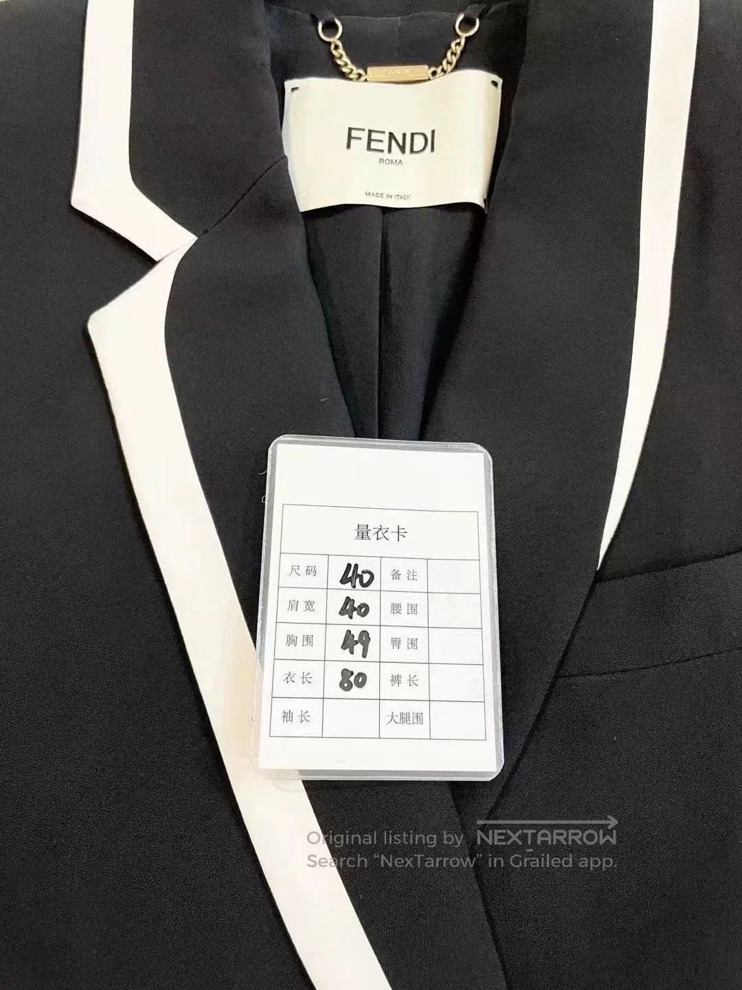 Fendi Fendi Black White Blazer Size40. Size US S / EU 44-46 / 1 - 8 Thumbnail