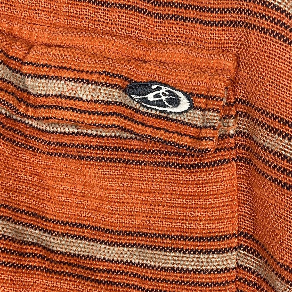 Japanese Brand Mosh Boarding Small Logo Stripe Design Zipper Sweater Size US L / EU 52-54 / 3 - 8 Thumbnail