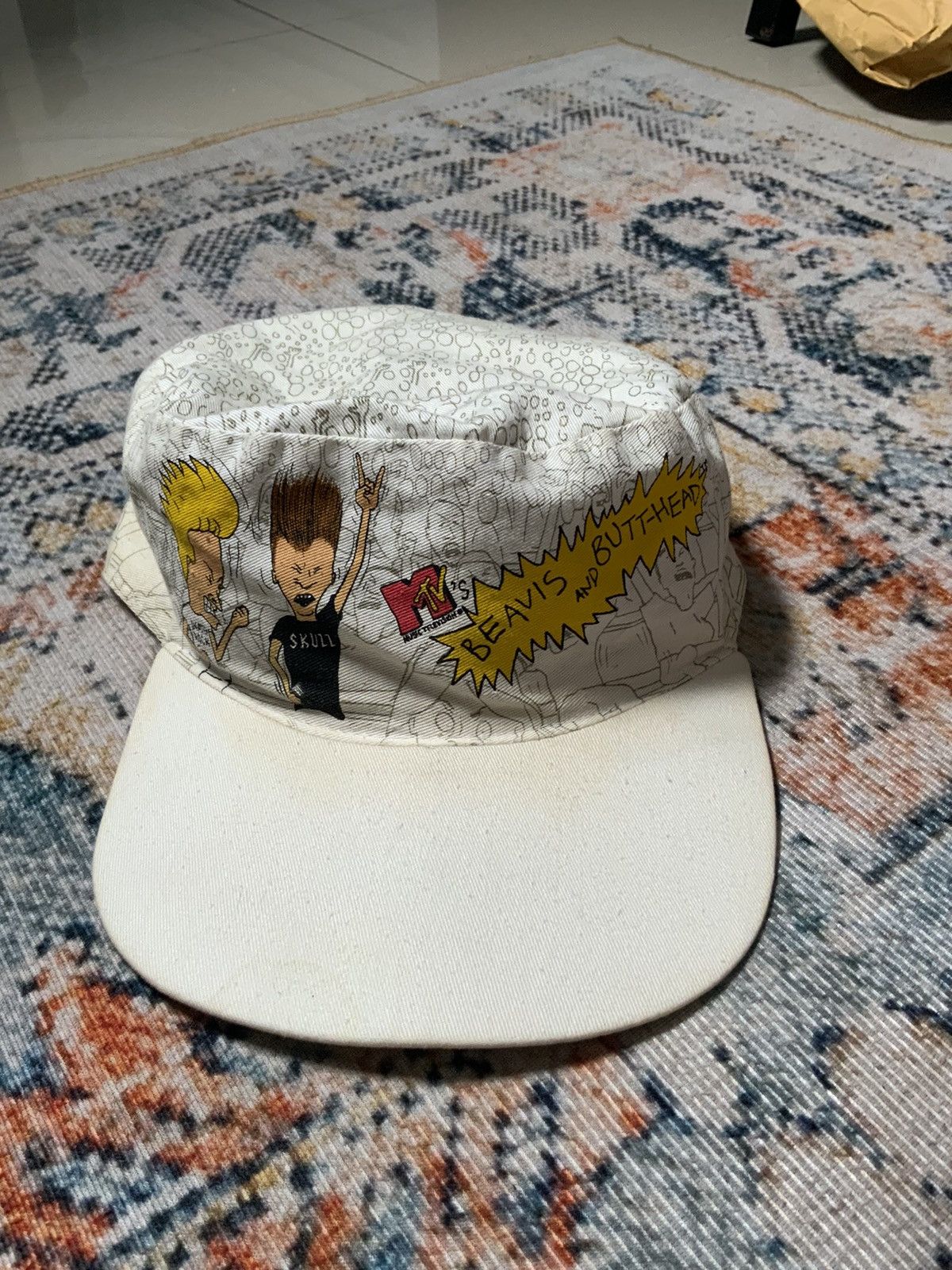 Mtv × Vintage Beavis and Butthead Stanley Desantis Hat 1993 Size ONE SIZE - 1 Thumbnail