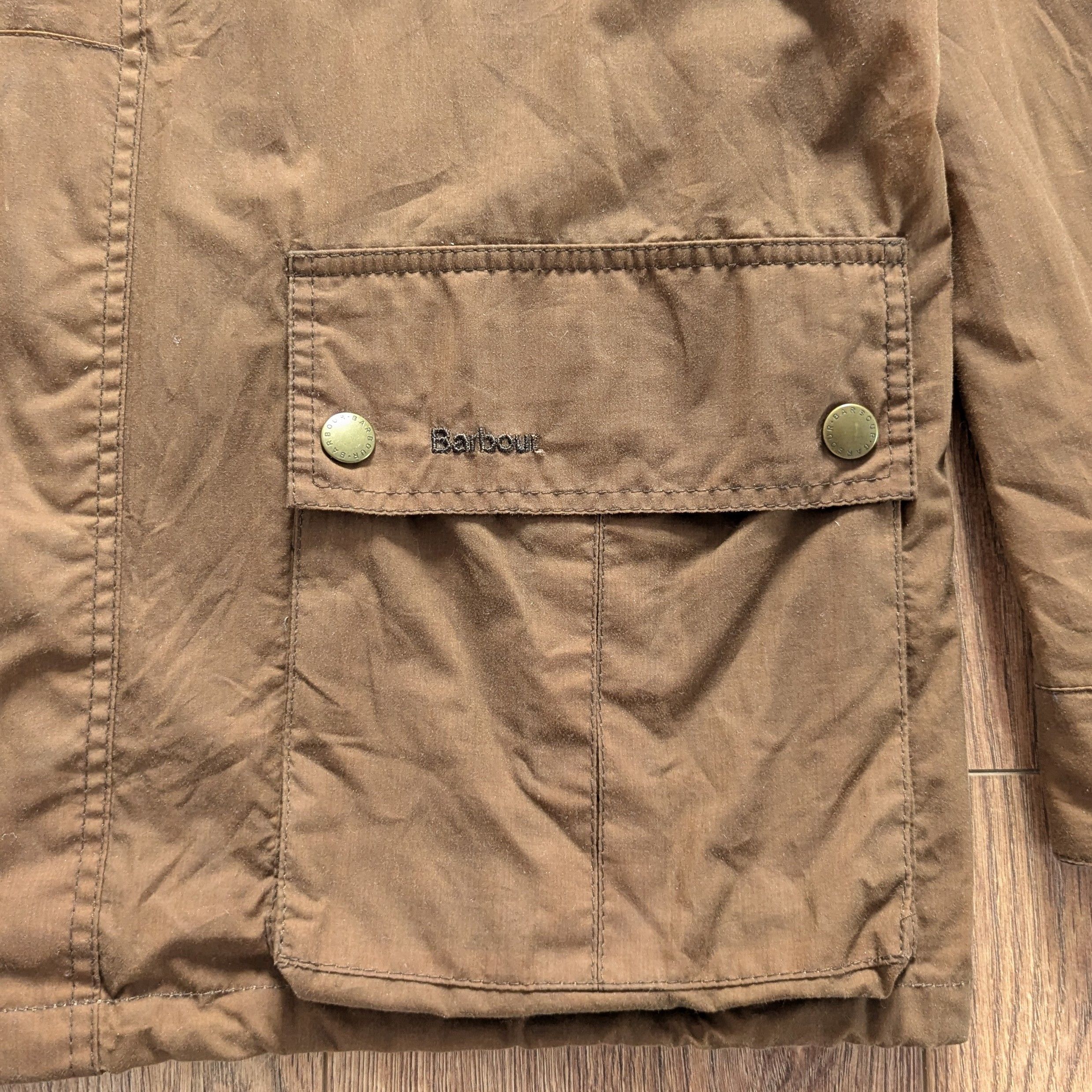 Barbour Barbour Lowland Wax Men's Jacket Brown Size XL Waxed Cotton Size US XL / EU 56 / 4 - 6 Thumbnail