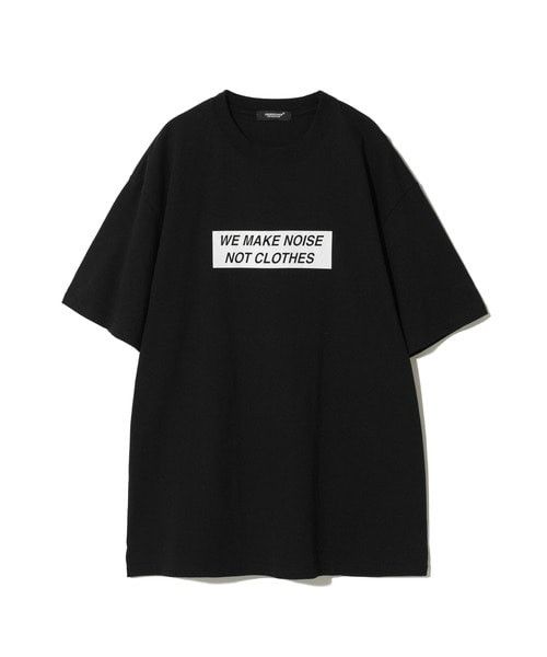 image of Undercover "we Make Noise" Box Logo T-Shirt in Black, Men's (Size XL)