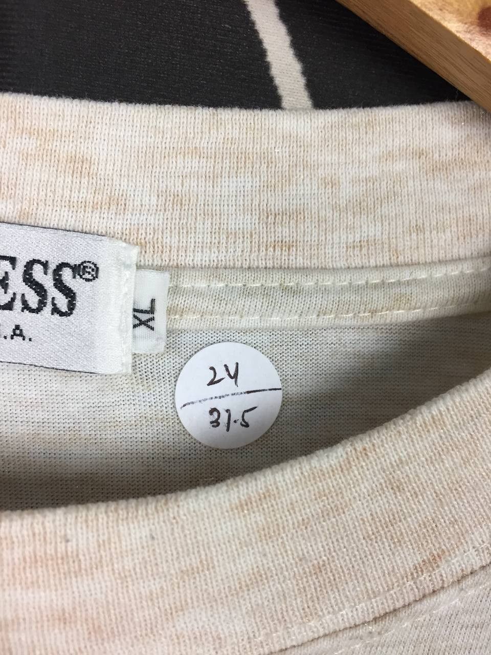 Guess Vtg 90s Guess U.S.A Big Logo Spell Out Tee Size US XL / EU 56 / 4 - 11 Thumbnail
