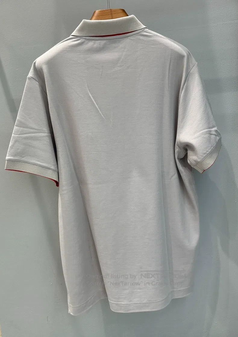Hermes Hermes Polo men's equestrian series short-sleeve, stone gr Size US XL / EU 56 / 4 - 2 Thumbnail