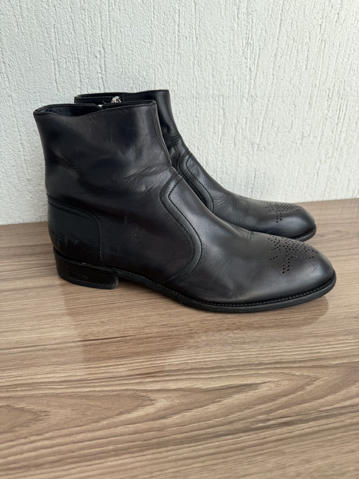 Dior Dior homme zipper ankle boots by kris van assche Size US 8.5 / EU 41-42 - 2 Thumbnail