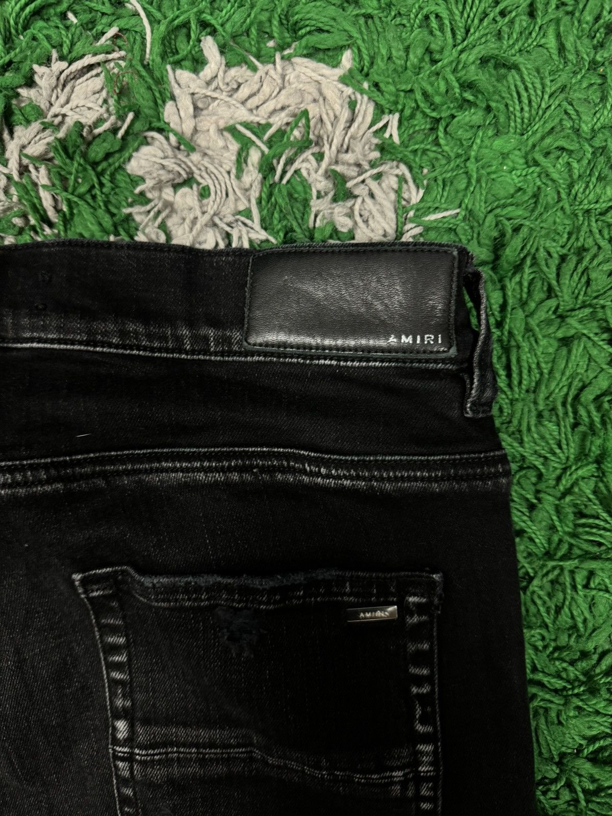 Amiri Amiri Jeans Thrasher Black 33 Size US 33 - 4 Thumbnail