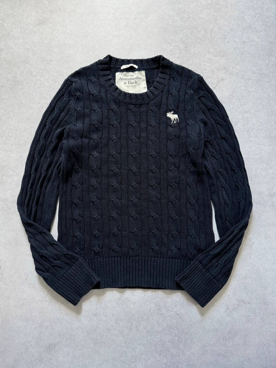Abercrombie & Fitch Vintage Y2K Abercrombie & Fitch Cabble Knit Cotton Sweater Size US S / EU 44-46 / 1 - 3 Thumbnail
