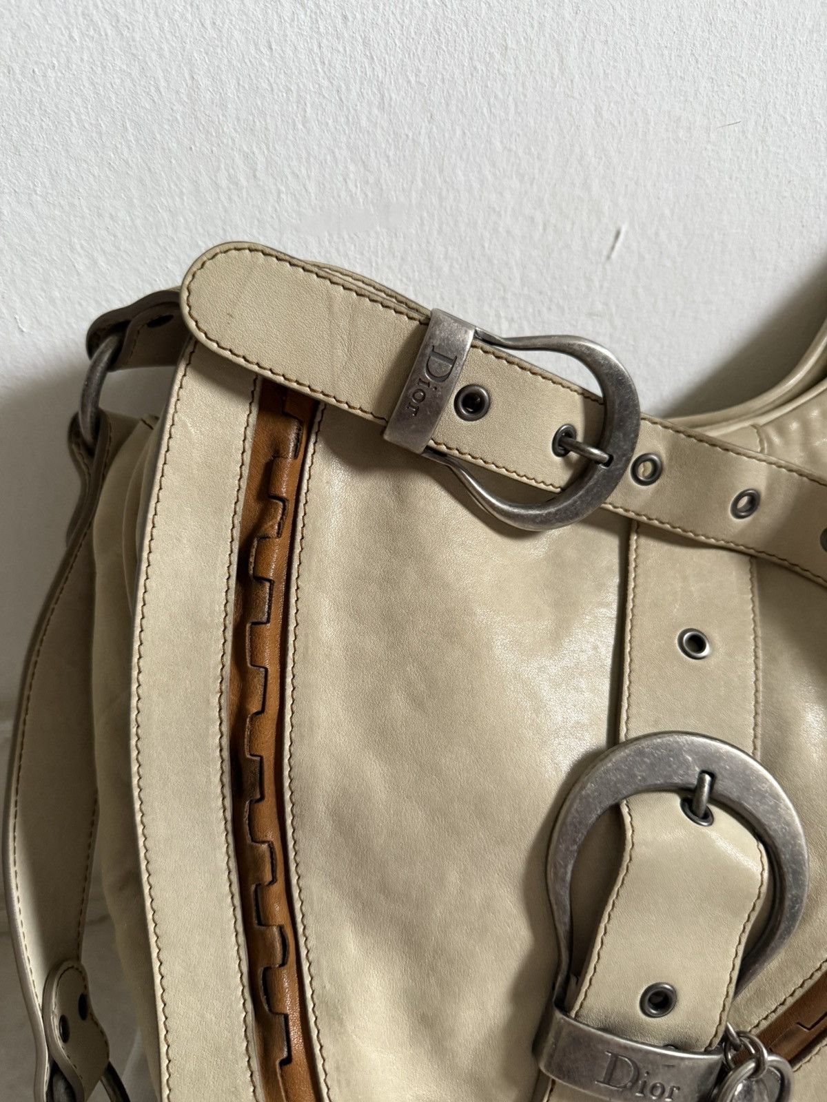 Dior 2007 Dior Gaucho Saddle bag John Galliano Era Size ONE SIZE - 12 Thumbnail