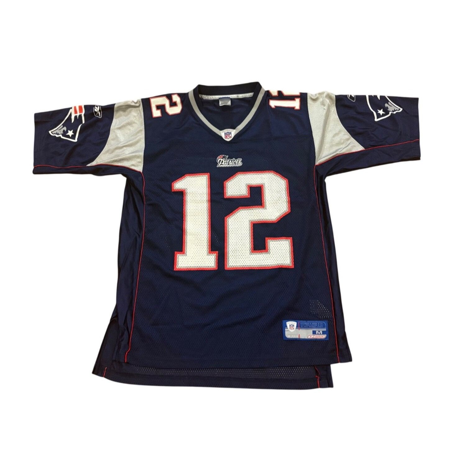 Reebok Reebok New England Patriots Tom Brady #12 Blue NFL Football Size US M / EU 48-50 / 2 - 2 Thumbnail
