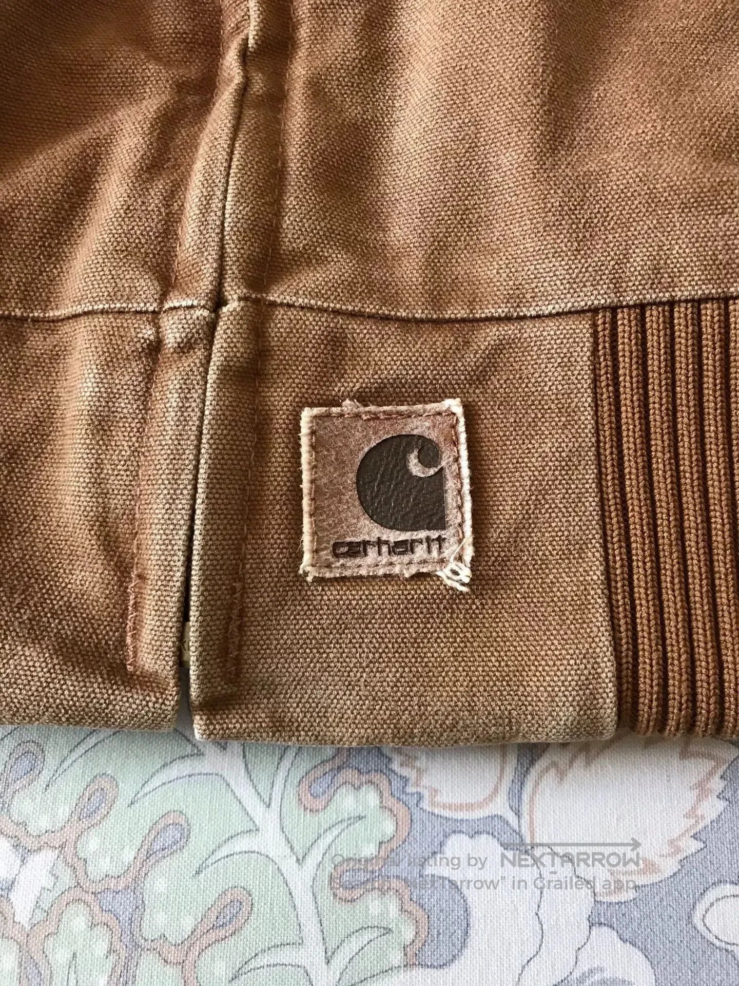 Carhartt Carhartt J14 Brown XL Washed Canvas Jacket. Size US XL / EU 56 / 4 - 7 Thumbnail