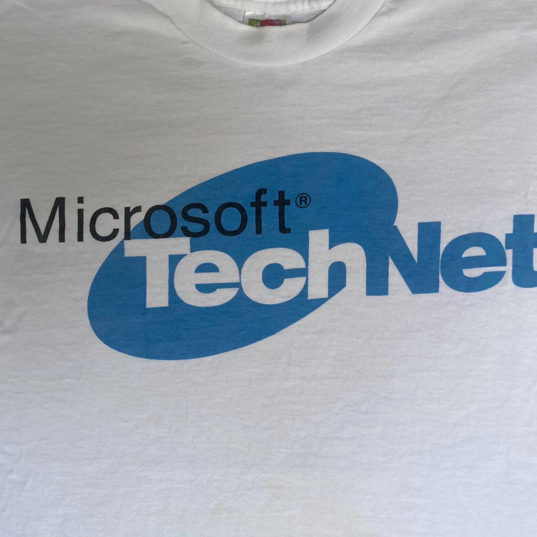 Microsoft Vintage 90s Microsoft TechNet Shirt Retro Computer Logo Tee Size US XL / EU 56 / 4 - 3 Thumbnail