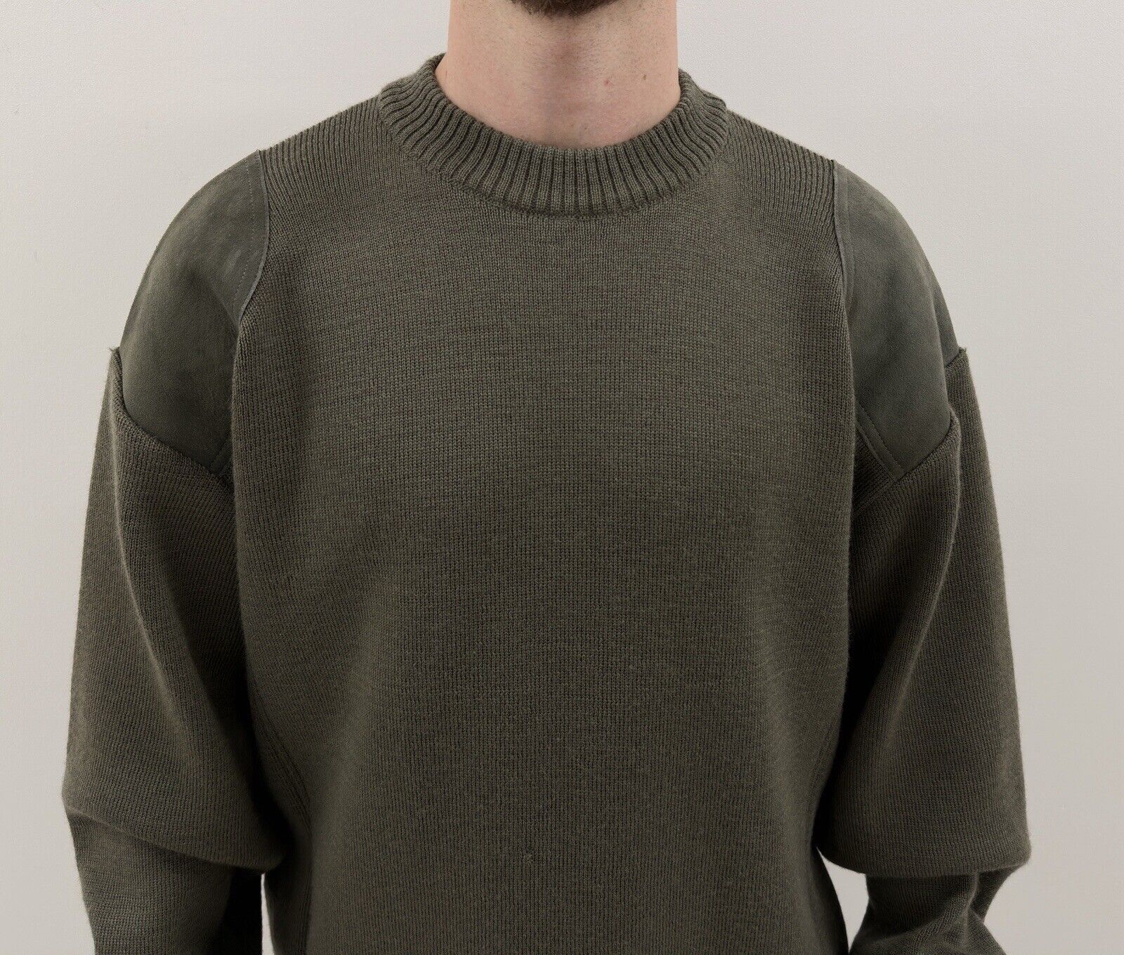 Barbour Vintage Barbour Men Knit Sweater Green Sz C50/127cm Crew Size US XXL / EU 58 / 5 - 2 Thumbnail