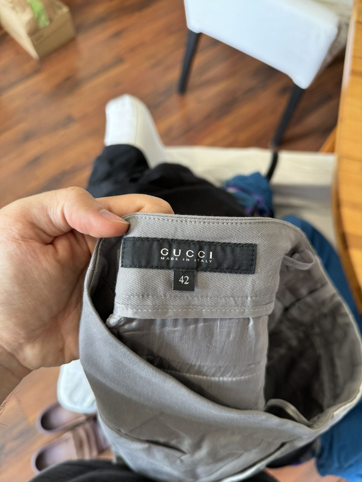 Designer × Gucci SS09 Runaway Gucci Bondage Pants Women’s 42IT designer Size 28" / US 6 / IT 42 - 6 Thumbnail