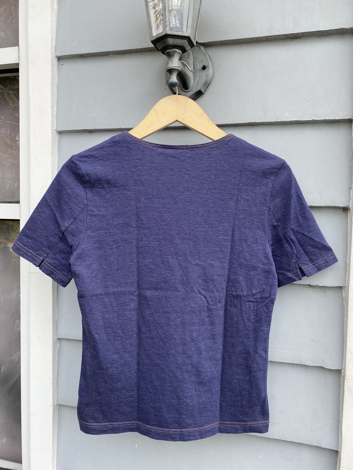 Vintage Atelier Sab Denim Blue V Neck Punk Rock Style Japanese Teen Size S / US 4 / IT 40 - 9 Thumbnail