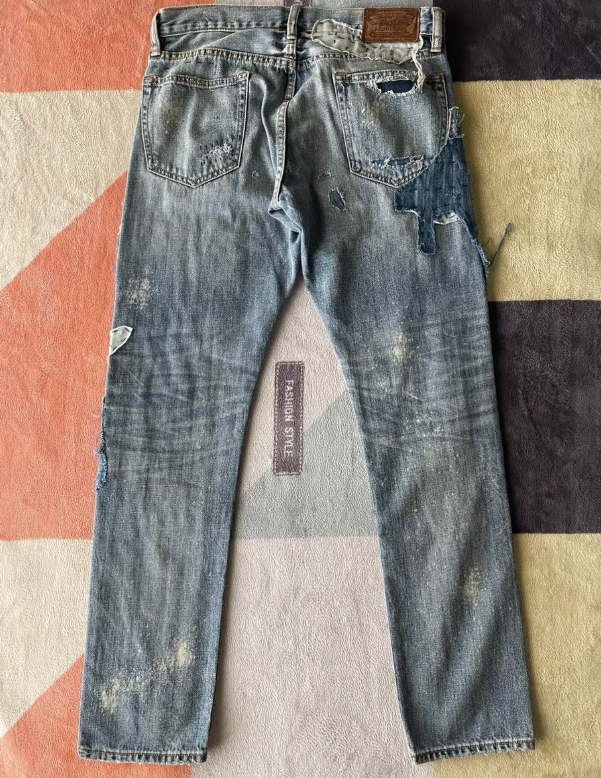 Polo Ralph Lauren Ralph Lauren Indigo Patchwork Jeans K22 Size US 30 / EU 46 - 5 Thumbnail